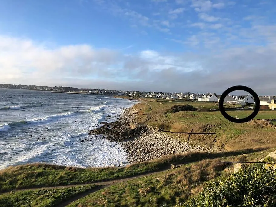 Superbe Maison Face A L Ocean Plouhinec  França